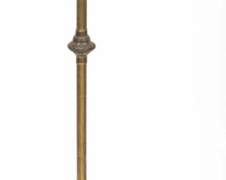 Lot 1042 Iron & Brass Bridge Floor Lamp Pheasant Crest, Ca. 1940