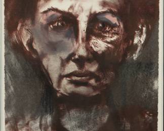 Lot 32 Jim Dine (American, B. 1935) Lithograph on Wove Paper 1979, 'Nancy'