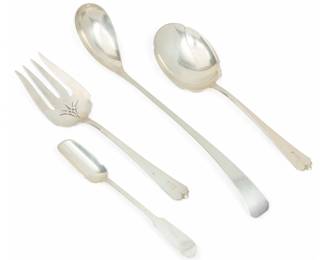 Lot 1049 Watson Co & Old Newbury Crafters Sterling Silver Serving Pieces