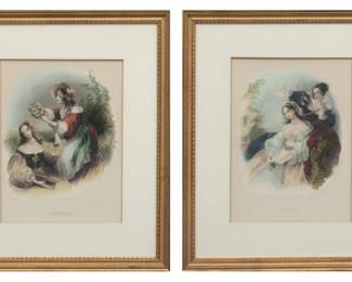 Lot 1083 E.T. Parris, 1793-1873 Prints 'Flowers of Loveliness'