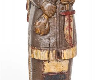 Lot 15 Delaware Water Gap, Pocono Mountains, Cigar Store Indian, Ca. 1900