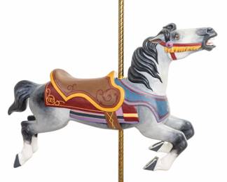 Lot 18 Allan Herschell Co. (American) Transition Jumper Carousel Horse
