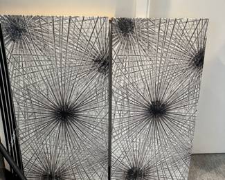 Two pieces of artwork $100