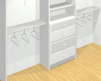 Custom closet in excellent condition professionally removed and ready to go. Asking $750 for this specific unit.