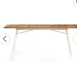 Brand new dining table in the box never opened. Asking $750 or 1000 for the set with the coffee table.