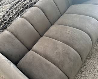 Custom matching sofa for the West Elm King size bed asking $1250 for the whole set Not including the mattress