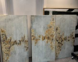 Set of three pieces of artwork $200