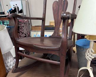 Mahogany Rocking Chair