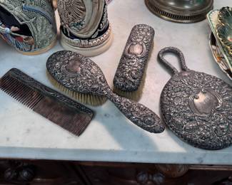 Sterling Dresser Set