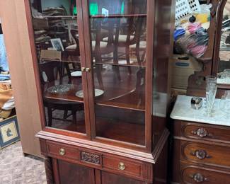 Mahogany China Cabinet