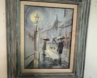 Original Painting by listed artist Raymond Scully