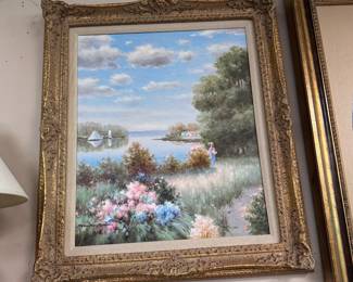 Signed oil on canvas