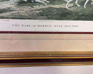 Detail - “The Earl of Derby’s Stag Hounds”