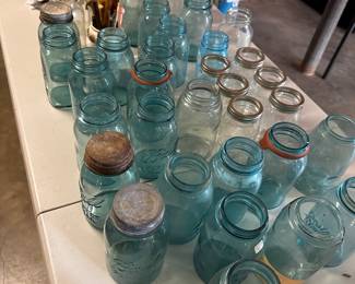Blue glass