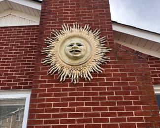 sun figurine for outside