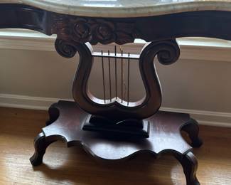 Marble victorian console table  1950's antique