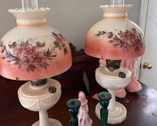 Hurricane  style lamps