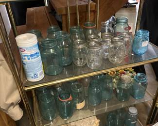 Vintage canning jars