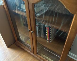 Antique Book  glass cabinet