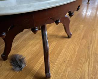 Marble top coffee table