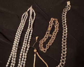 Vintage necklaces and bracelets