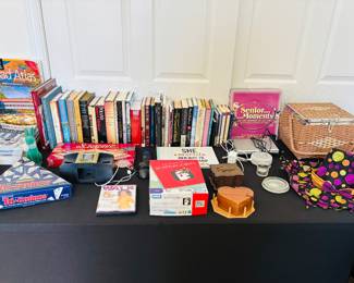 Books and games.  Did I mention grandkids?