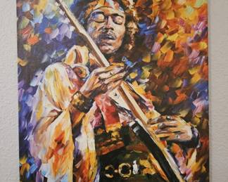 Jimi Hendrix Canvas Art, Unframed