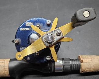 2-Fishing Rods & Reels: 1-Ambassador AbuGarcia