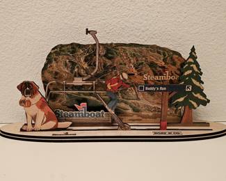 Steamboat Springs Wooden Souvenir Tabletop Decor