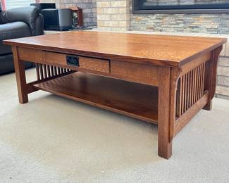 Solid wood, Amish furniture, coffee table