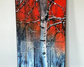 Signed artwork by Vickie Barrett