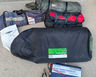 Camping gear lot