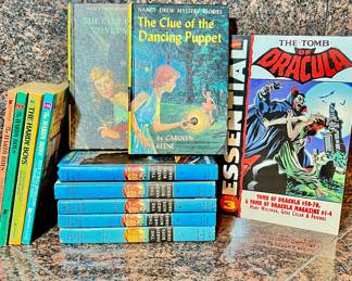 The Hardy boys, Nancy Drew, and Dracula comic lot