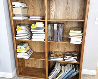 Solid wood bookcase