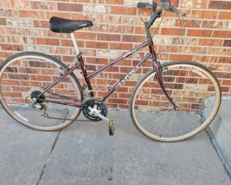 Vintage Univega Activa Country Bike with Chromoly Steel Frame - Black w/ Red