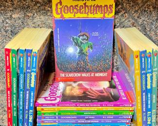 R.L. Stine goosebumps book collection