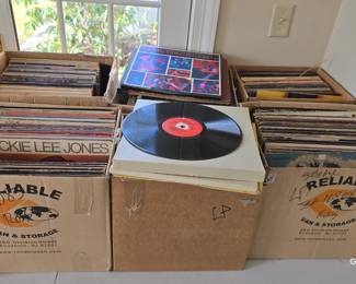 massive record collection good music led Zeppelin, and other classic rock, and some funk and Jazz etc etc 