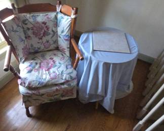 misc goodies rocker and table 