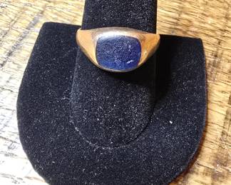 14k gold mens ring 