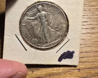 1943 walking liberty half dollar 