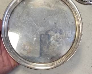 Solid sterling silver plate 