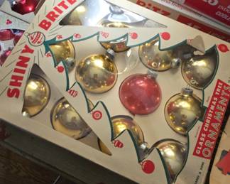 vintage Christmas ornaments