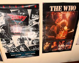 Triumph Stages Poster and The Who Poster