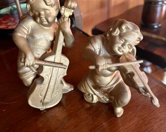 Cherub Figurines Music 