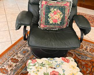 Chair and Ottoman Set
