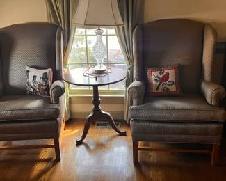 Pair of Padded Armchairs 