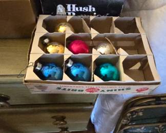 vintage Christmas ornaments