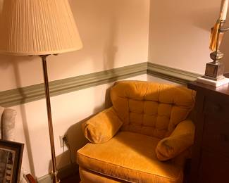 Armchair and Lamp