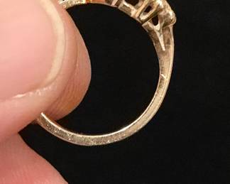 14k gold diamond ring 