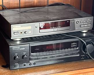 Kenwood Stereo System and Panasonic DVD Player